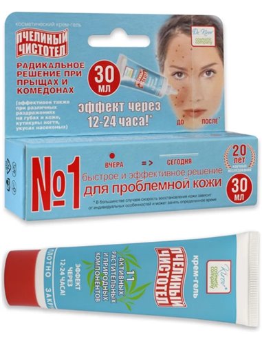 Dr. Kirov Cosmetic Company Крем-гель Пчелиный чистотел для проблемной кожи 30мл