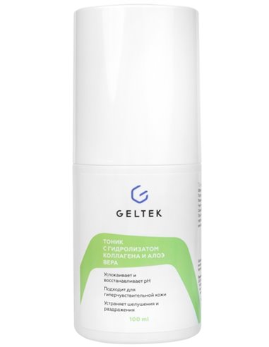 Geltek Anti-Age Hydrolyzed collagen and Aloe Vera Tonic