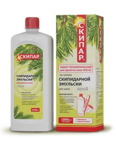 Скипар Белый Терапевтический набор для принятия ванн НТВ-02