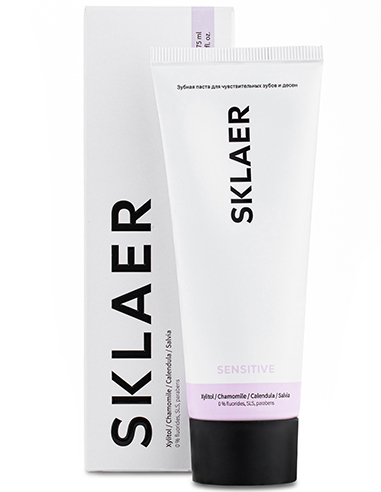 NL Sklaer Toothpaste for Sensitive Teeth and Gums 75ml