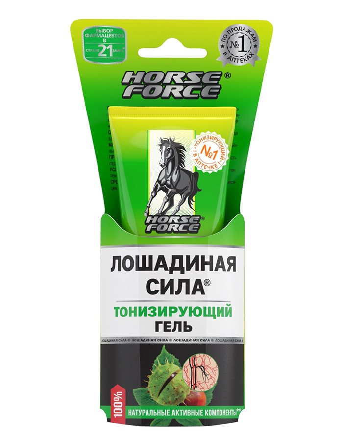 Horse Force TONIC VEIN GEL with horse chestnut and leech extract 40ml