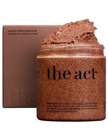 The Act Кофейный скраб для тела Шоколад с натуральными маслами 250г