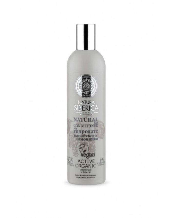 Natura Siberica Exclusive Hydrolates Balm for dull and weakened hair Energy and Shine 400ml