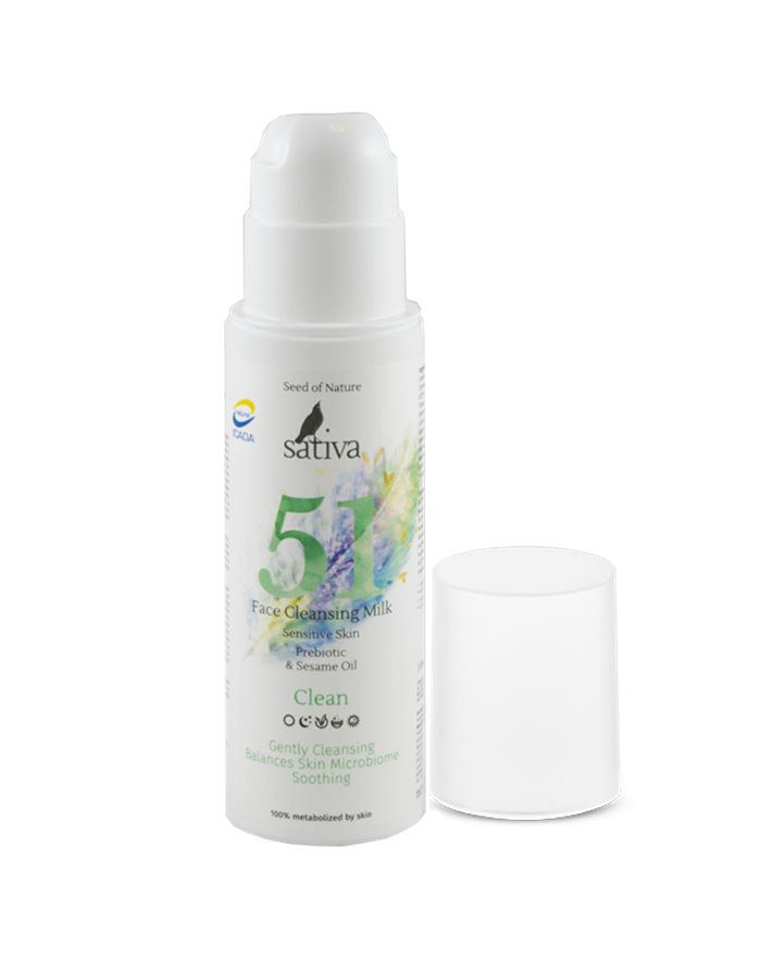Sativa 51 Face Cleansing Milk for Sensitive Skin 150ml