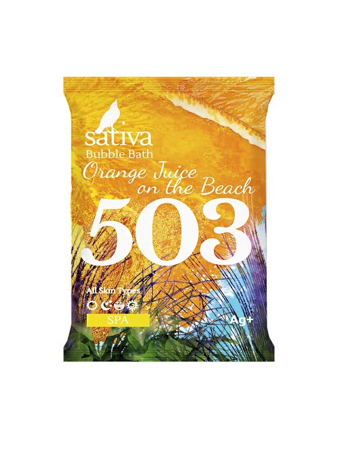 Sativa 503 Bubble Bath ORANGE JUICE ON THE BEACH 15g