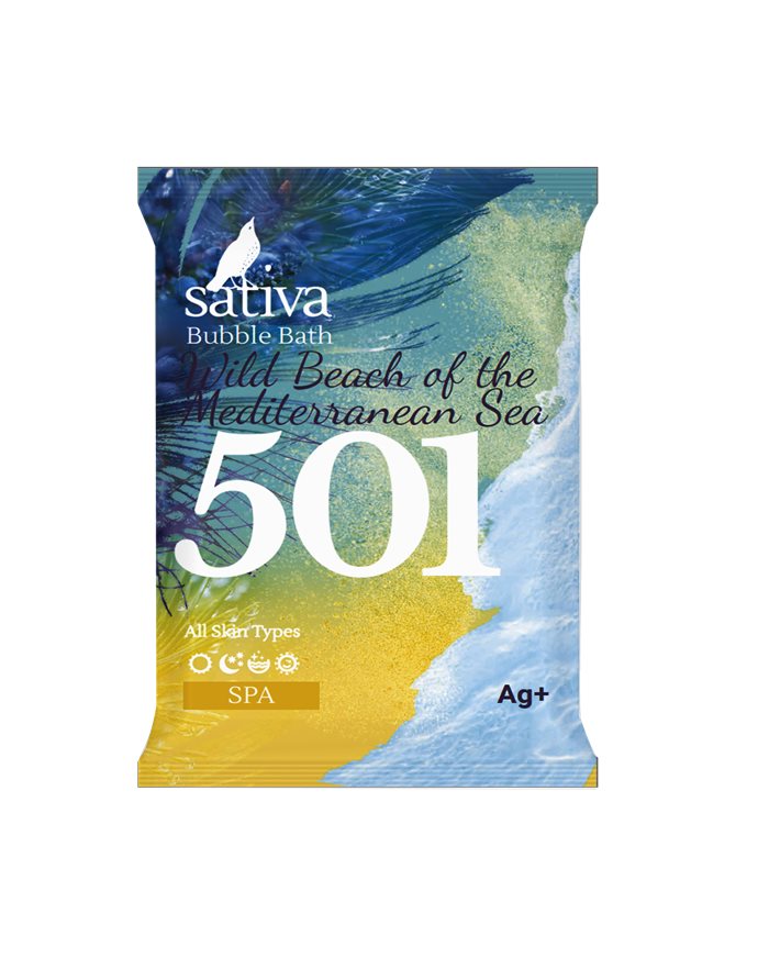 Sativa 501 Bubble Bath WILD BEACH OF THE MEDITERRANEAN SEA 15g