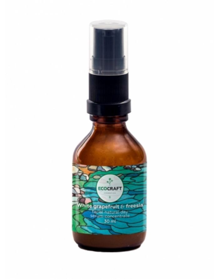 Ecocraft Day Serum Concentrate for Face White Grapefruit and Freesia 30ml