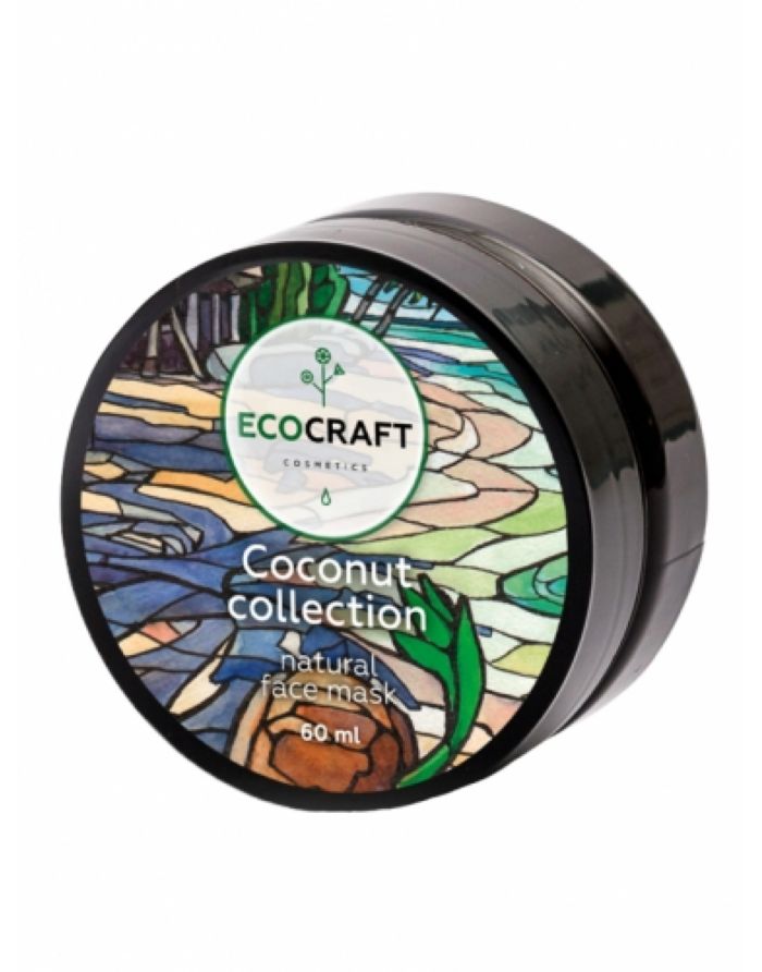 Ecocraft Natural moisturizing and nourishing face mask Coconut collection 60ml