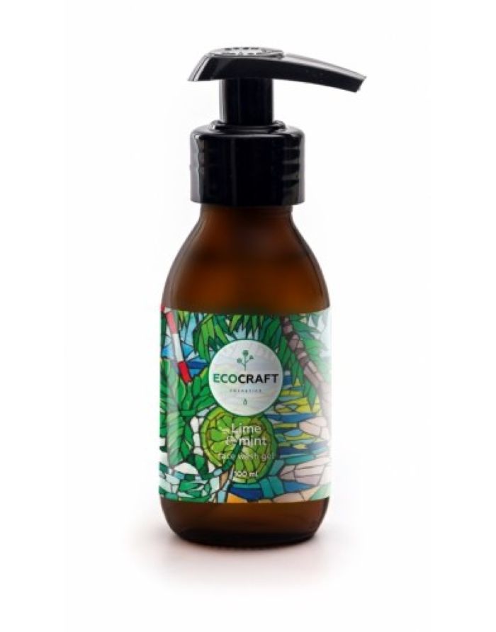 Ecocraft Gel cleanser for oily and problem skin Lime and mint 100ml