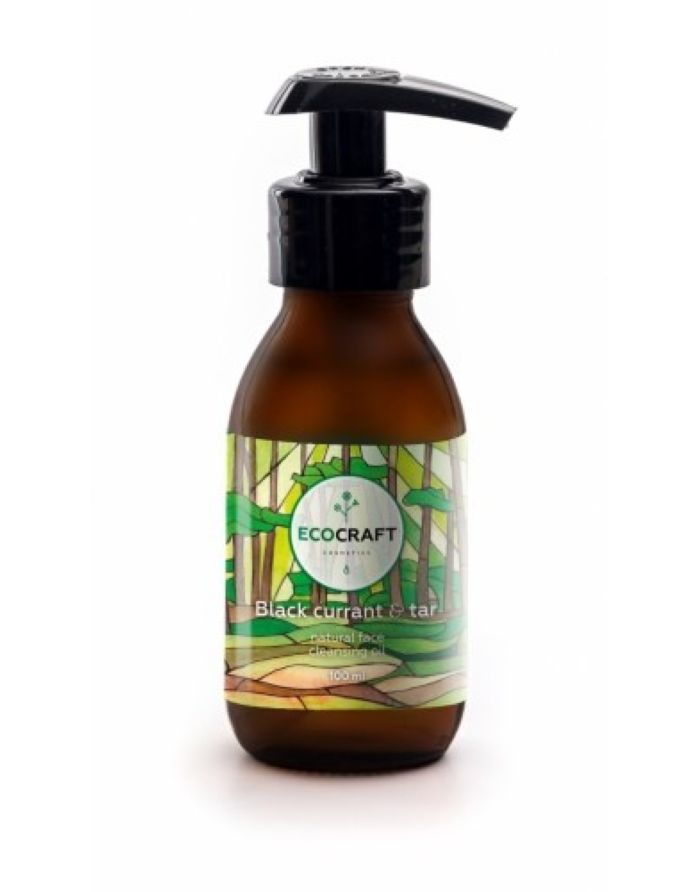 Ecocraft Гидрофильное масло для жирной и проблемной кожи Black currant and tar 100мл