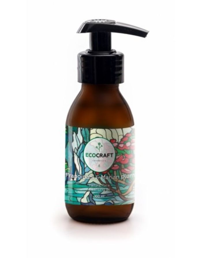 Ecocraft Гидрофильное масло с лифтинг-эффектом для зрелой кожи Frangipani and Marian plum 100мл