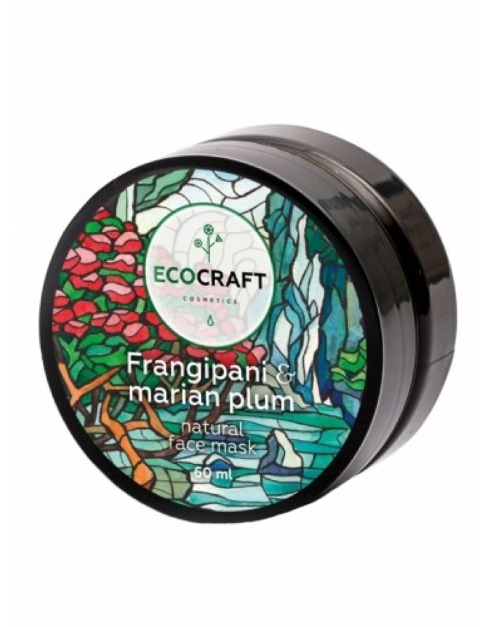 Ecocraft Mask for deep moisturizing of the skin Frangipani and marian plum 60ml