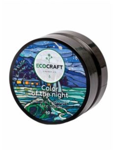 Ecocraft Натуральная гидрогелевая маска для сухой и чувствительной кожи Цвет ночи 60мл