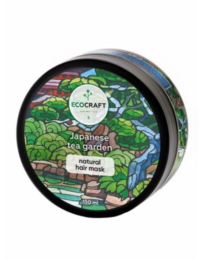 Ecocraft Natural hair mask to hydrate and restore hair Japanese tea garden 150ml