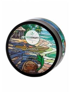Ecocraft Натуральная маска для волос Кокосовая коллекция 150мл