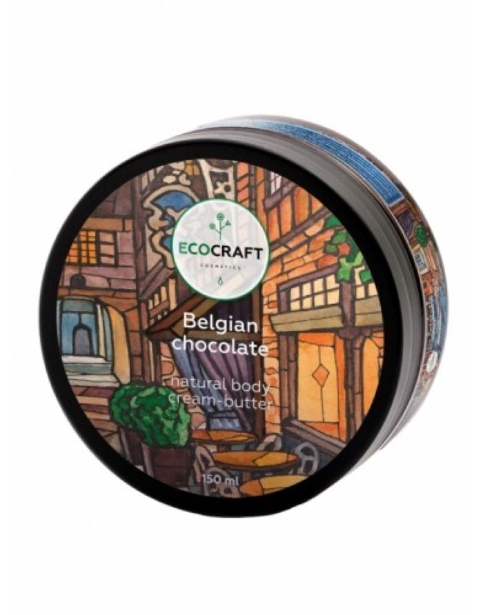 Ecocraft Natural cream for the body Belgian chocolate 150ml