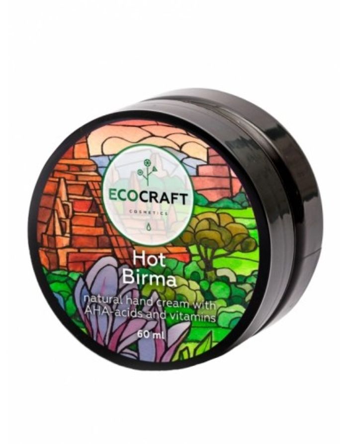 Ecocraft Natural superfood hand cream with AHA acids Hot Burma 60ml