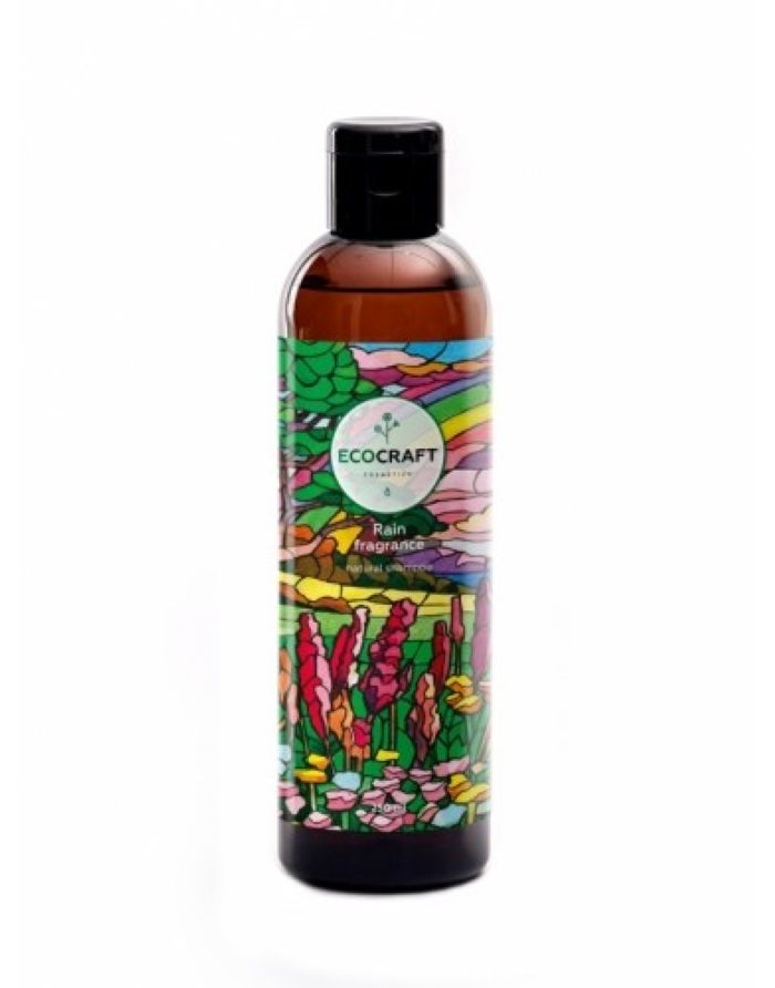 Ecocraft Натуральный шампунь для ослабленных и секущихся волос Rain fragrance 250мл