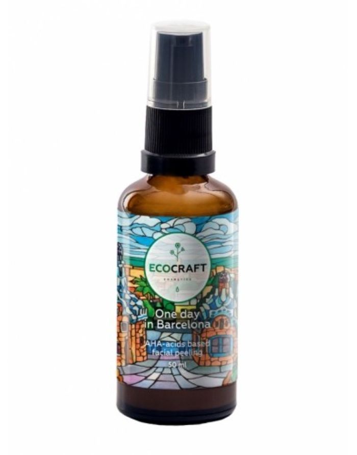 Ecocraft Mask for face on the basis of AHA-acids One day in Barcelona 50ml