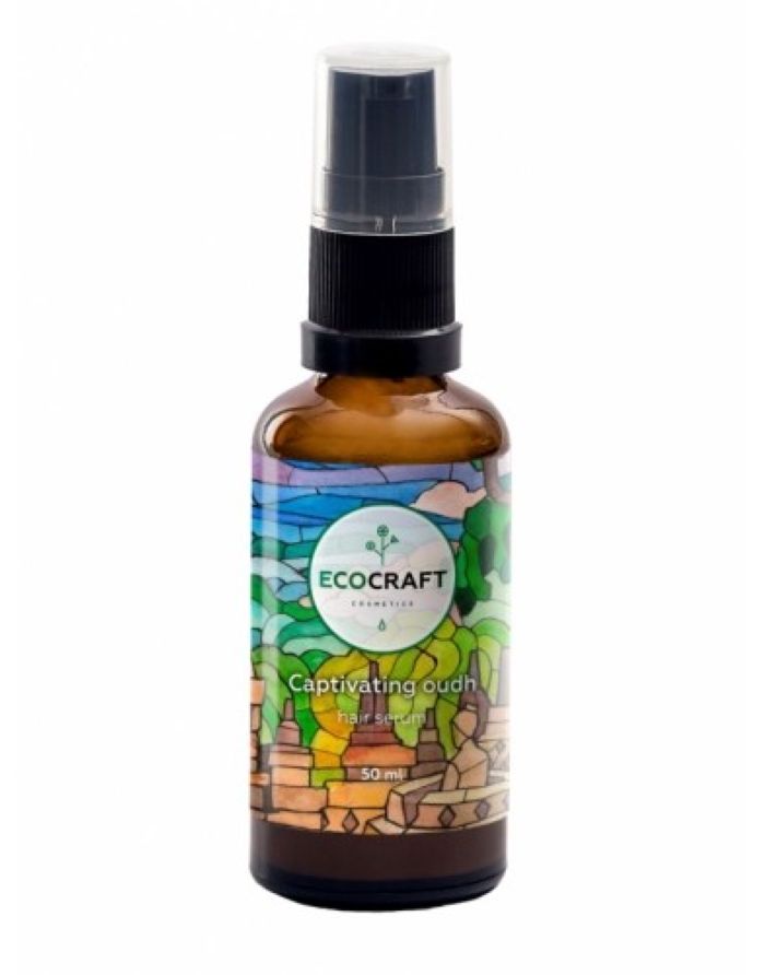 Ecocraft Serum for shine and smoothness of hair Сaptivating oudh 50ml