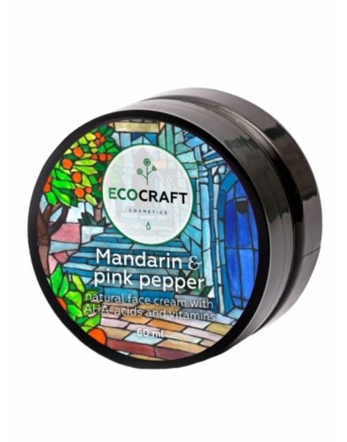 Ecocraft Face cream with AHA acids and vitamins Mandarin and pink pepper 60ml