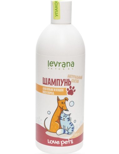 Levrana Shampoo for dogs and cats of all breeds 300ml