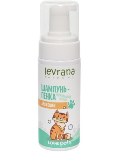Levrana Шампунь-пенка для кошек 150мл