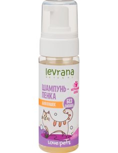 Levrana Shampoo Foam for cats, no scent 150ml