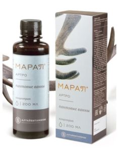 МАРАЛ Пантовые ванны для суставов АРТРО 200мл