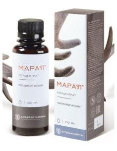 МАРАЛ Пантовые ванны Концентрат 100мл