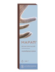 МАРАЛ Скипидарные ванны Белая эмульсия 80г