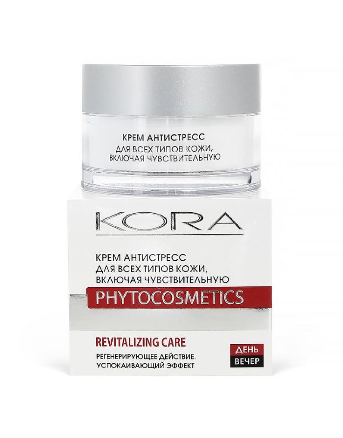 KORA PHYTOCOSMETICS Anti-stress cream for face and neck for all skin types, including sensitive skin 50ml