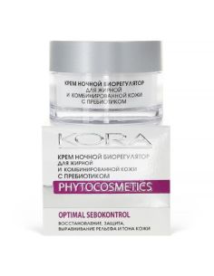 KORA Крем ночной биорегулятор для жирной и комбинированной кожи 50мл