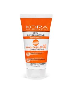 KORA Крем солнцезащитный SPF30 для лица и тела 150мл