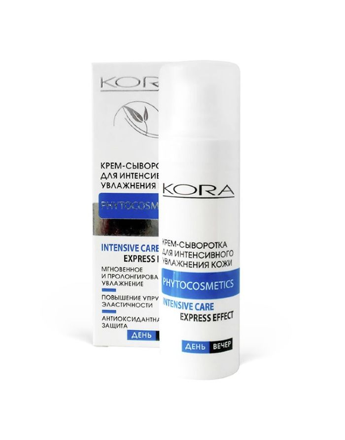 KORA PHYTOCOSMETICS Cream-serum for intense skin hydration 30ml