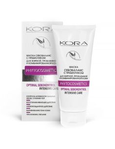 KORA PHYTOCOSMETICS Sebobalance mask with prebiotic for oily, problematic and combination skin 100ml