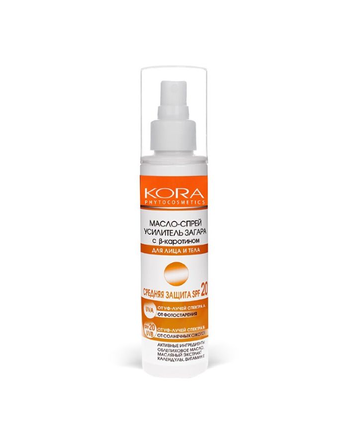 KORA PHYTOCOSMETICS Oil-spray tanning enhancer SPF20 150ml