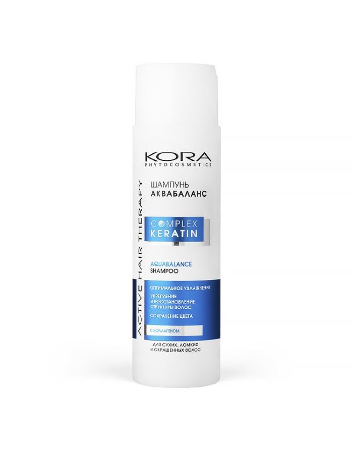 KORA PHYTOCOSMETICS Aqua Balance Shampoo for dry, brittle and colored hair 250ml