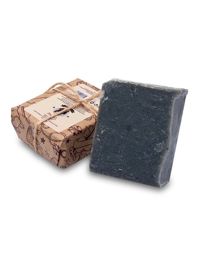 Borodist Coal soap Black Stone 90g