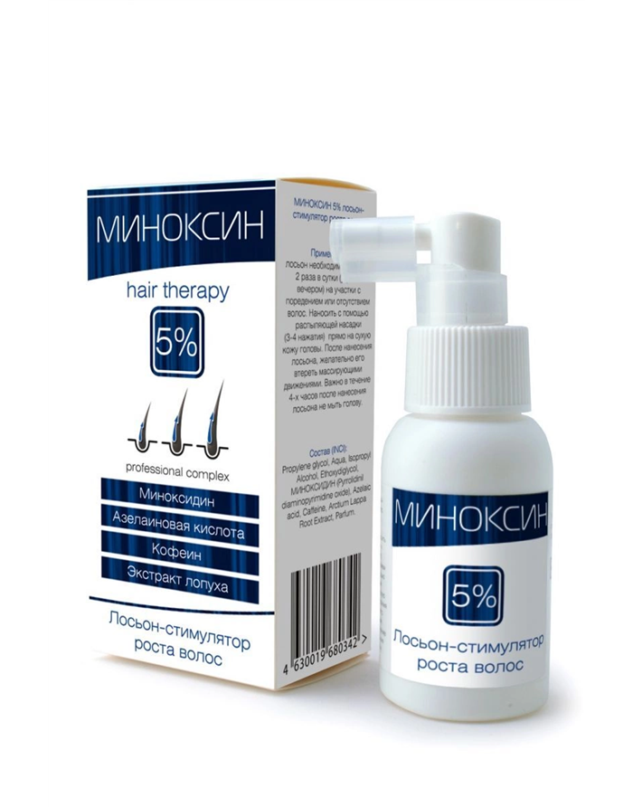 MINOXIN 5% minoxidin Lotion-hair growth stimulator 50ml