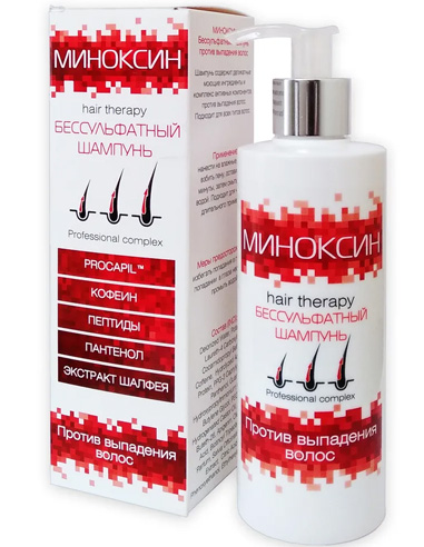 MINOXIN Sulfate-free shampoo against hair loss 250ml