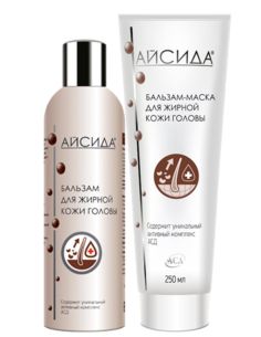 Айсида Бальзам-маска для жирной кожи головы 250мл