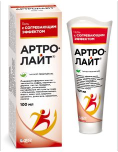 АРТРОЛАЙТ Гель с согревающим эффектом 100мл