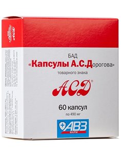 АСД Капсулы А.С.Дорогова 60шт