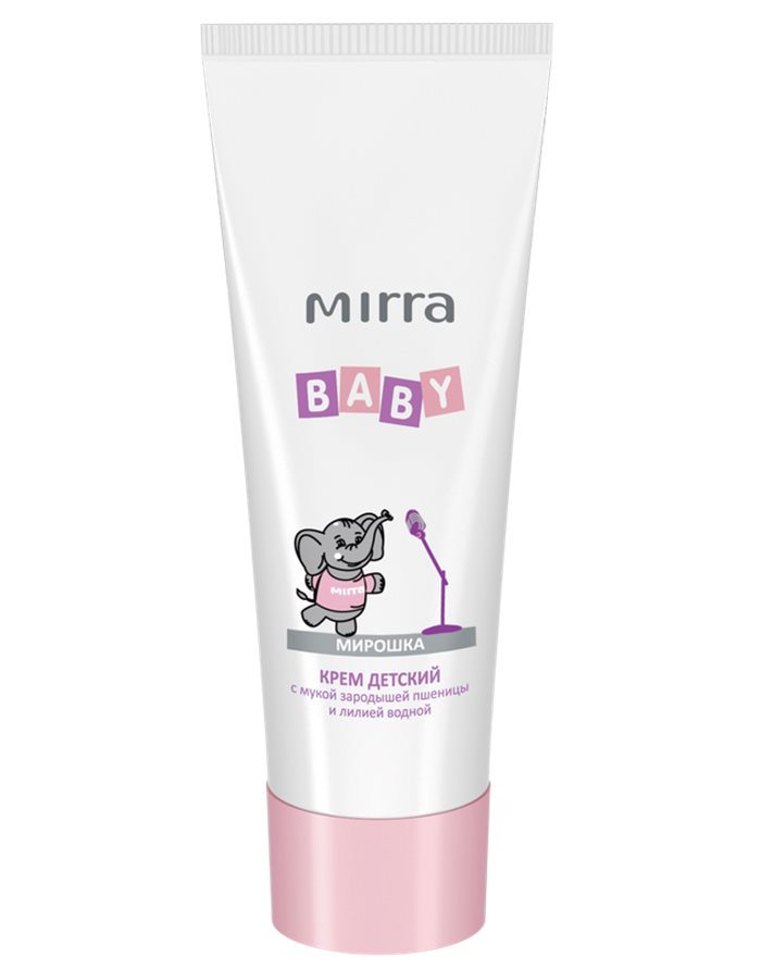 Mirra BABY Cream with wheat germ flour and water lily 75ml
