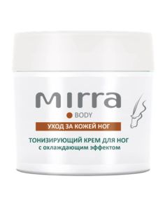 Mirra BODY Тонизирующий крем для ног с охлаждающим эффектом 50мл