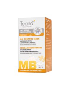 Teana Fifth Sense Oil control mask with lactoferrin and oleanolic acid MB 50ml