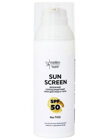 Mi&ko Gentle sunscreen for face and body Sun Screen SPF50 50ml
