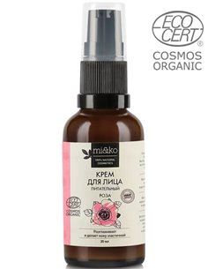 Mi&ko Крем для лица Роза питательный COSMOS ORGANIC 30мл