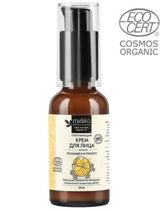 Mi&ko Крем для лица Ромашка и Лимон отбеливающий ночной COSMOS ORGANIC 30мл